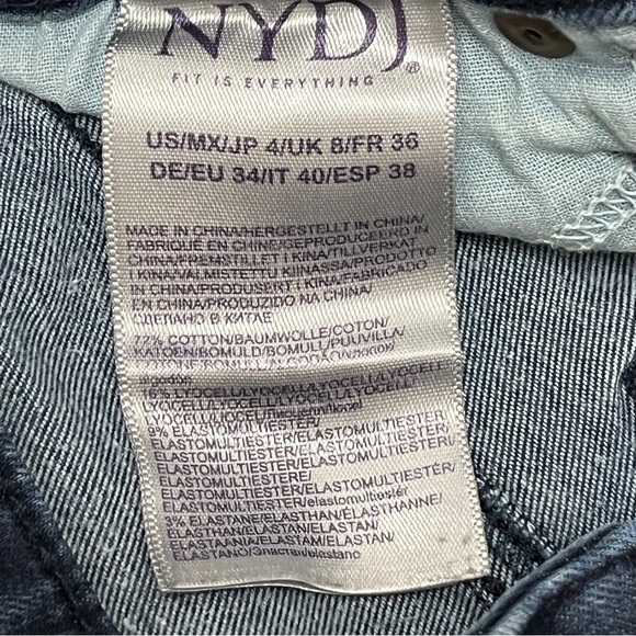 NYDJ Sheri Slim W/Lift & Tuck Technology Size 4 - Picture 6 of 6